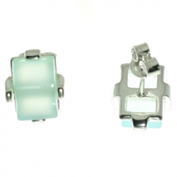 PENDIENTES AGATA AGUA