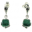 PENDIENTES AVENTURINA VERDE