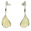 PENDIENTES CALCITA BLANCA