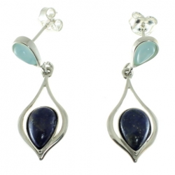 PENDIENTES LAPISLÁZULI