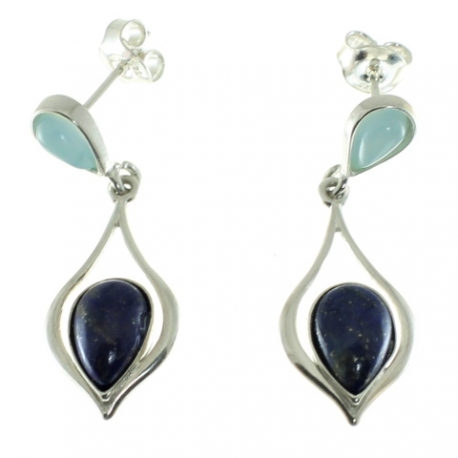 PENDIENTES LAPISLÁZULI
