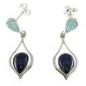 PENDIENTES LAPISLÁZULI