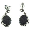 PENDIENTES PIEDRA VOLCÁNICA
