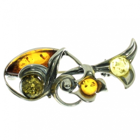 BROCHE DE ÁMBAR