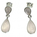 PENDIENTES CUARZO ROSA