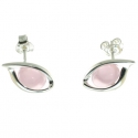 PENDIENTES CUARZO ROSA
