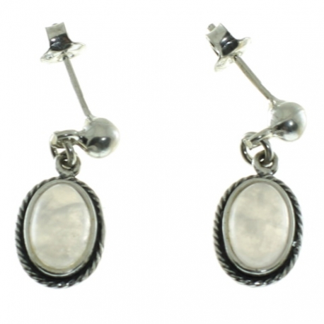 PENDIENTES CUARZO ROSA