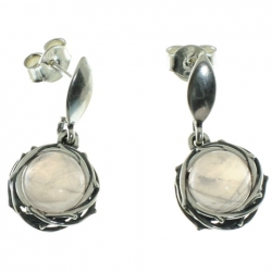 PENDIENTES CUARZO ROSA