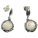 PENDIENTES CUARZO ROSA