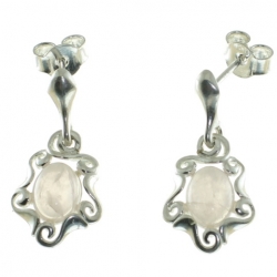 PENDIENTES CUARZO ROSA