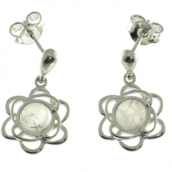 PENDIENTES CUARZO ROSA