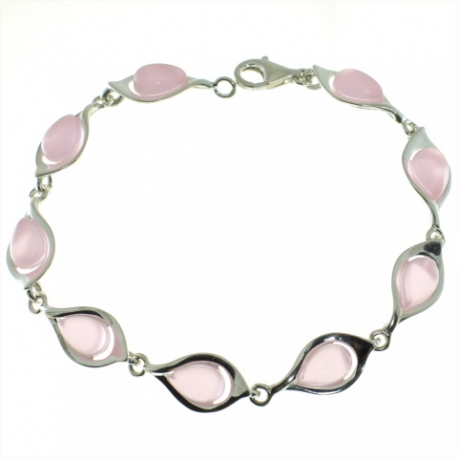 PULSERA CUARZO ROSA