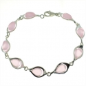 PULSERA CUARZO ROSA