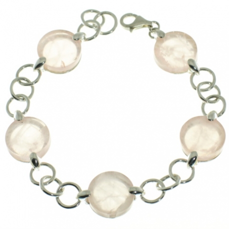 PULSERA CUARZO ROSA