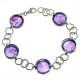 PULSERA AMATISTA