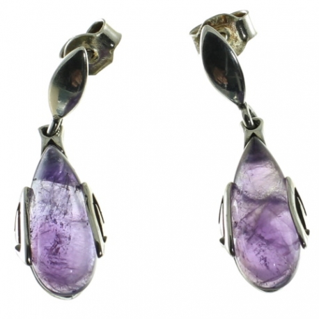 PENDIENTES AMATISTA