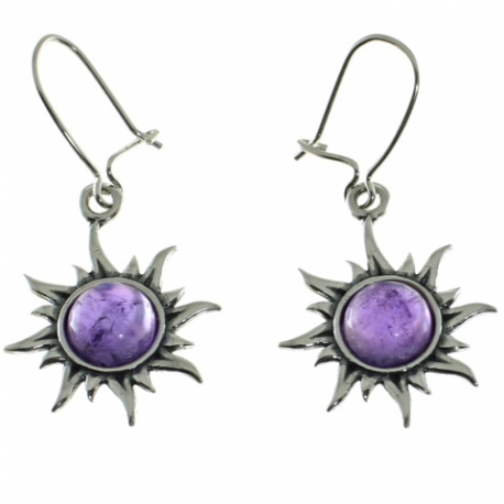 PENDIENTES AMATISTA