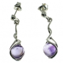 PENDIENTES AMATISTA