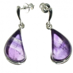 PENDIENTES AMATISTA