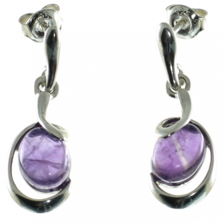 PENDIENTES AMATISTA