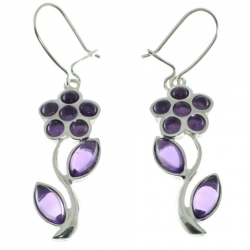 PENDIENTES AMATISTA