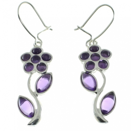 PENDIENTES AMATISTA