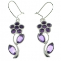 PENDIENTES AMATISTA