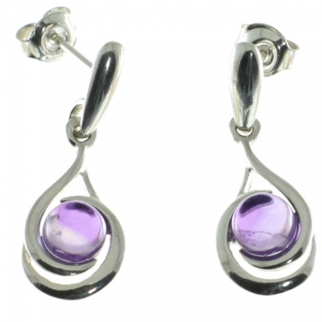 PENDIENTES AMATISTA