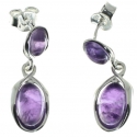 PENDIENTES AMATISTA