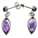PENDIENTES AMATISTA