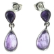 PENDIENTES AMATISTA