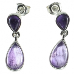 PENDIENTES AMATISTA