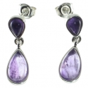 PENDIENTES AMATISTA