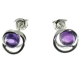 PENDIENTES AMATISTA
