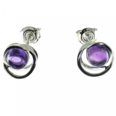 PENDIENTES AMATISTA