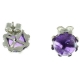 PENDIENTES AMATISTA