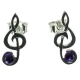PENDIENTES AMATISTA