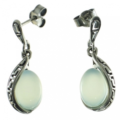 PENDIENTES AGATA AGUA