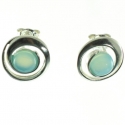 PENDIENTES ÁGATA AGUA