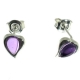 PENDIENTES AMATISTA