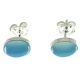 PENDIENTES ÁGATA AZUL