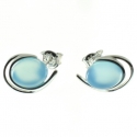 PENDIENTES ÁGATA AZUL