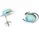 PENDIENTES ÁGATA AZUL