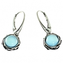 PENDIENTES ÁGATA AZUL