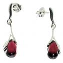 PENDIENTES GRANATE