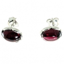 PENDIENTES GRANATE