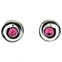 PENDIENTES GRANATE