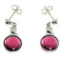 PENDIENTES GRANATE
