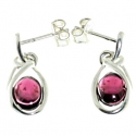 PENDIENTES GRANATE