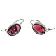 PENDIENTES GRANATE